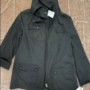 Calvin Klein Trench Hooded Coat with belt